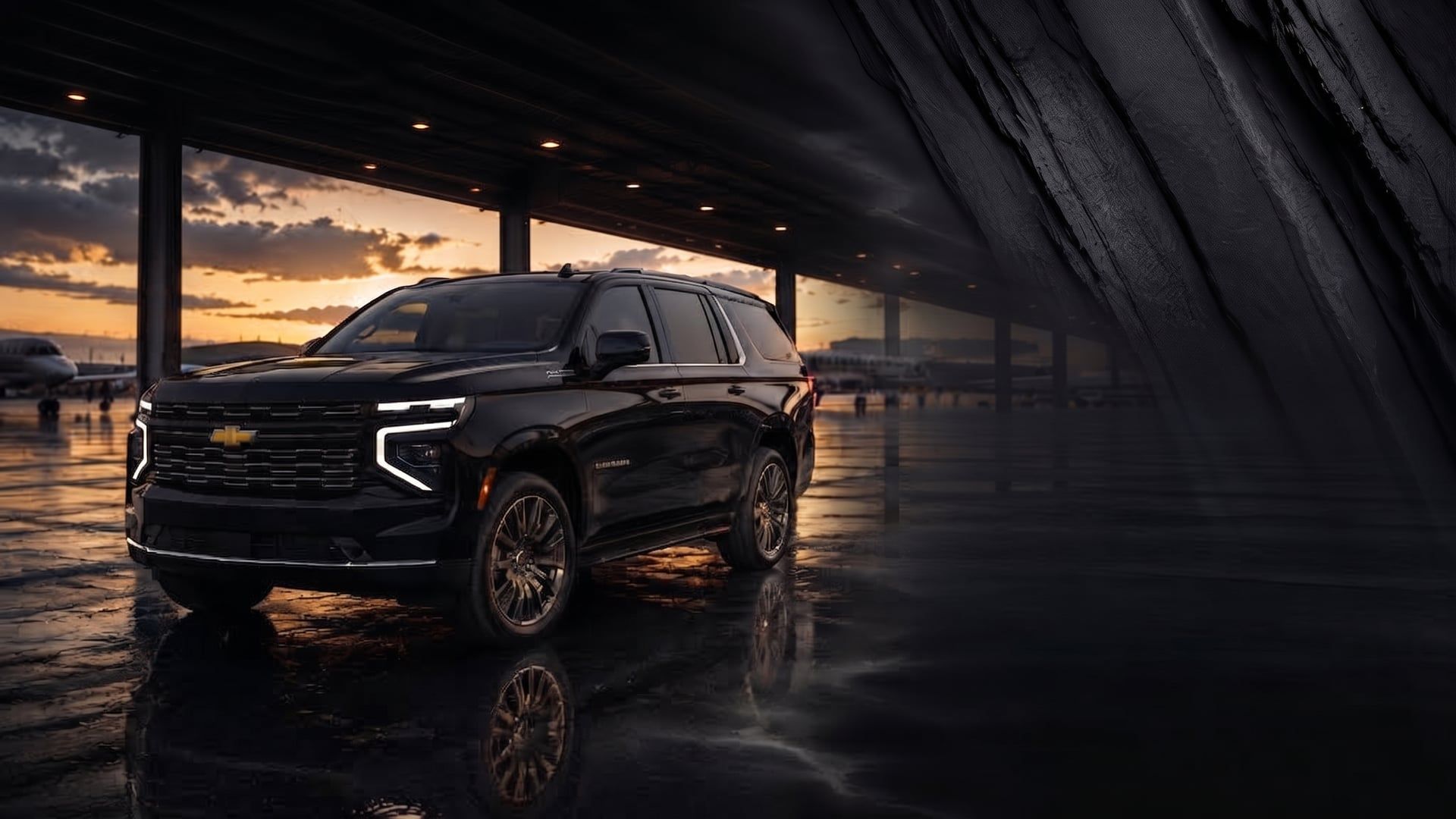Chevrolet Suburban negra para traslados ejecutivos en Guadalajara